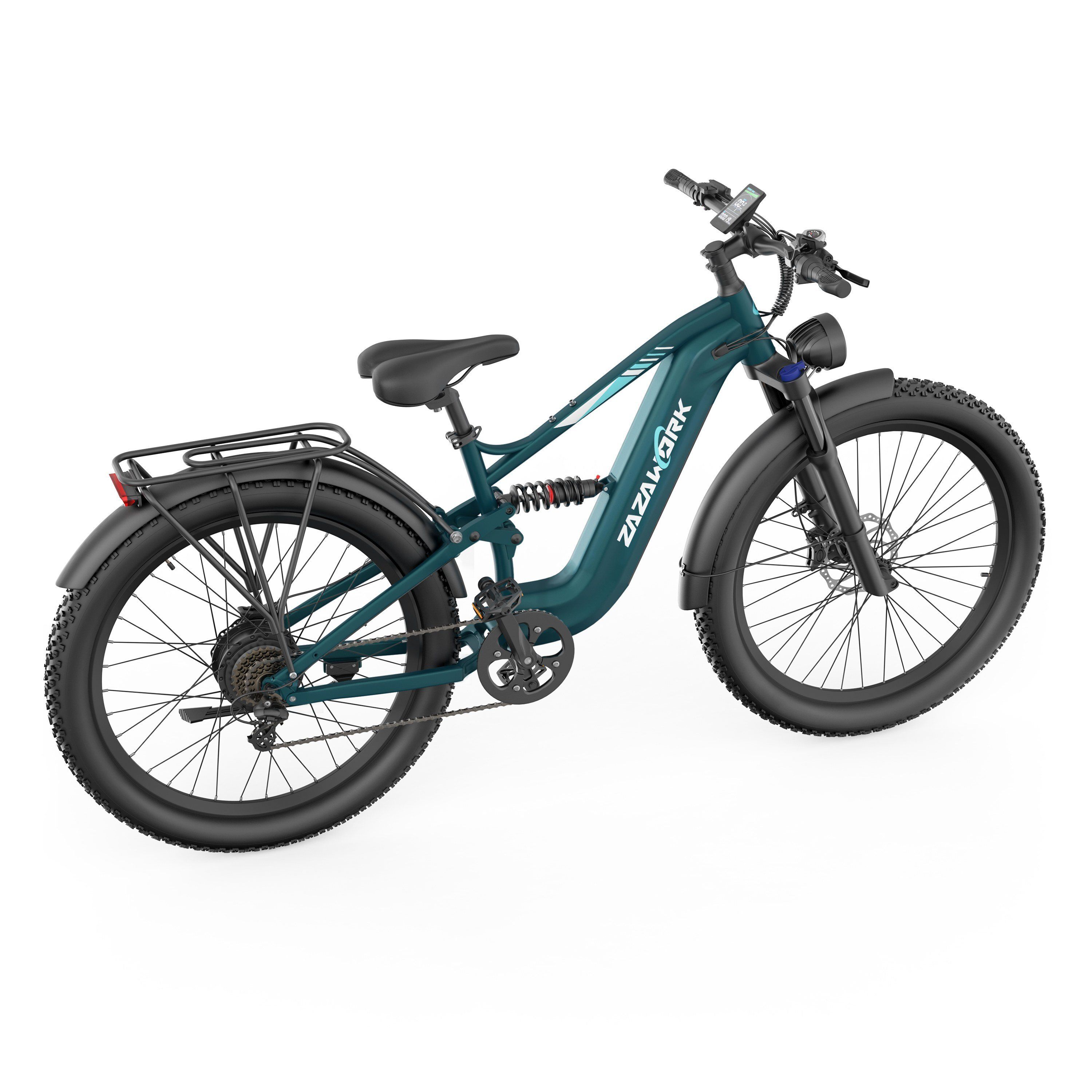 ZAZAWORK CF500 VTT électrique, batterie 48 V 20 Ah, autonomie de 90 km