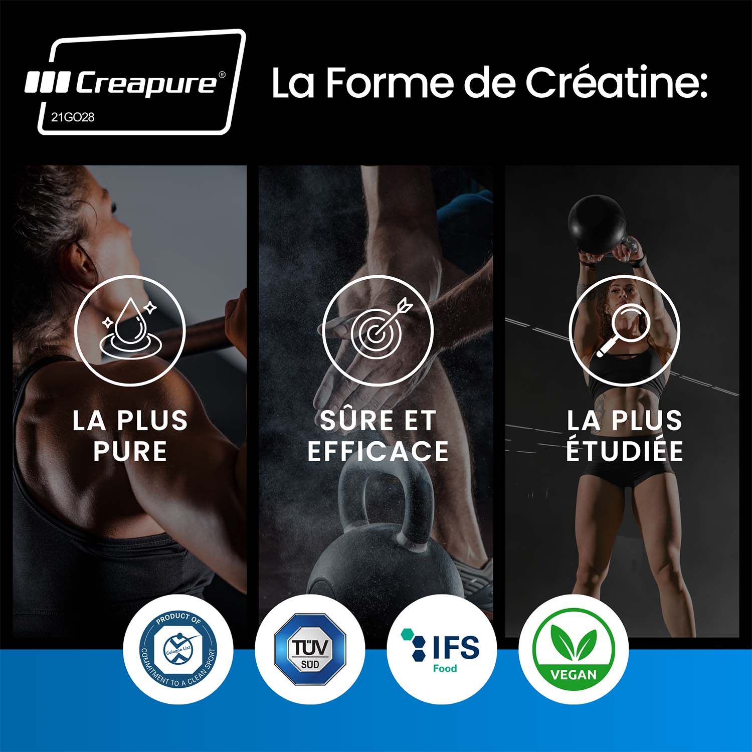 Vitastrong Créatine Creapure® 120CPR