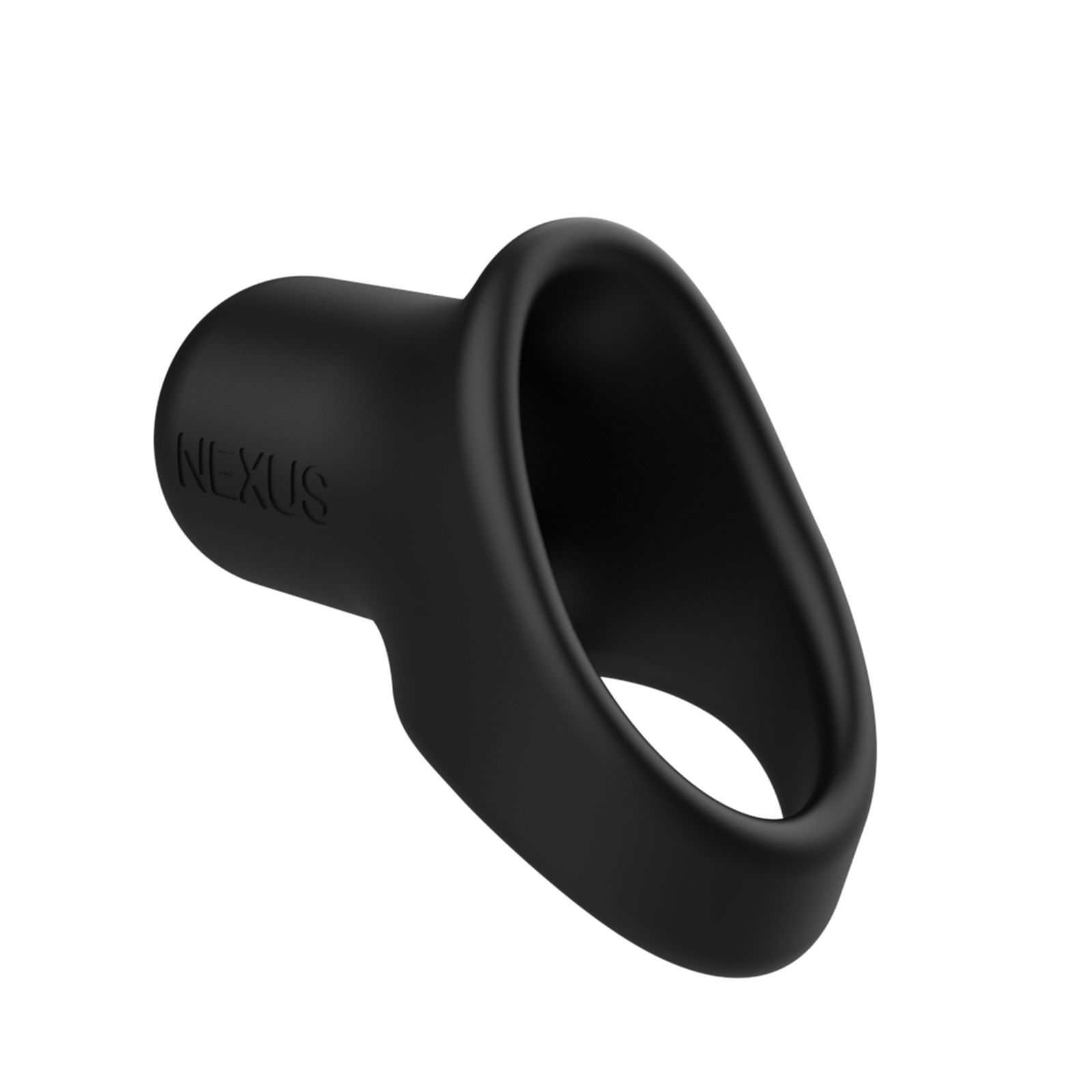 Zwart ringvormig product met "NEXUS" erop.
