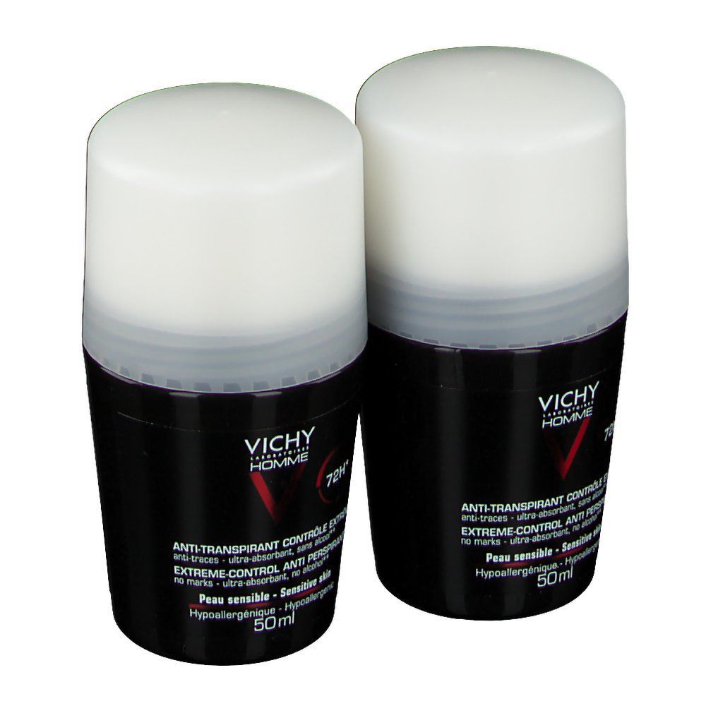 Vichy Homme Duo Deo Roller Extreme Promo 2ième -50%