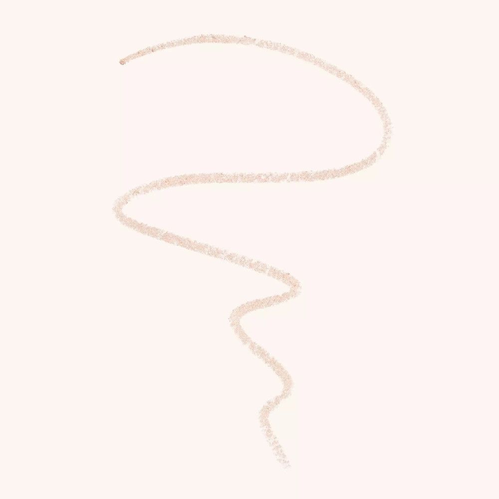 Ligne ondulée brun clair sur fond clair. Démonstration du produit.