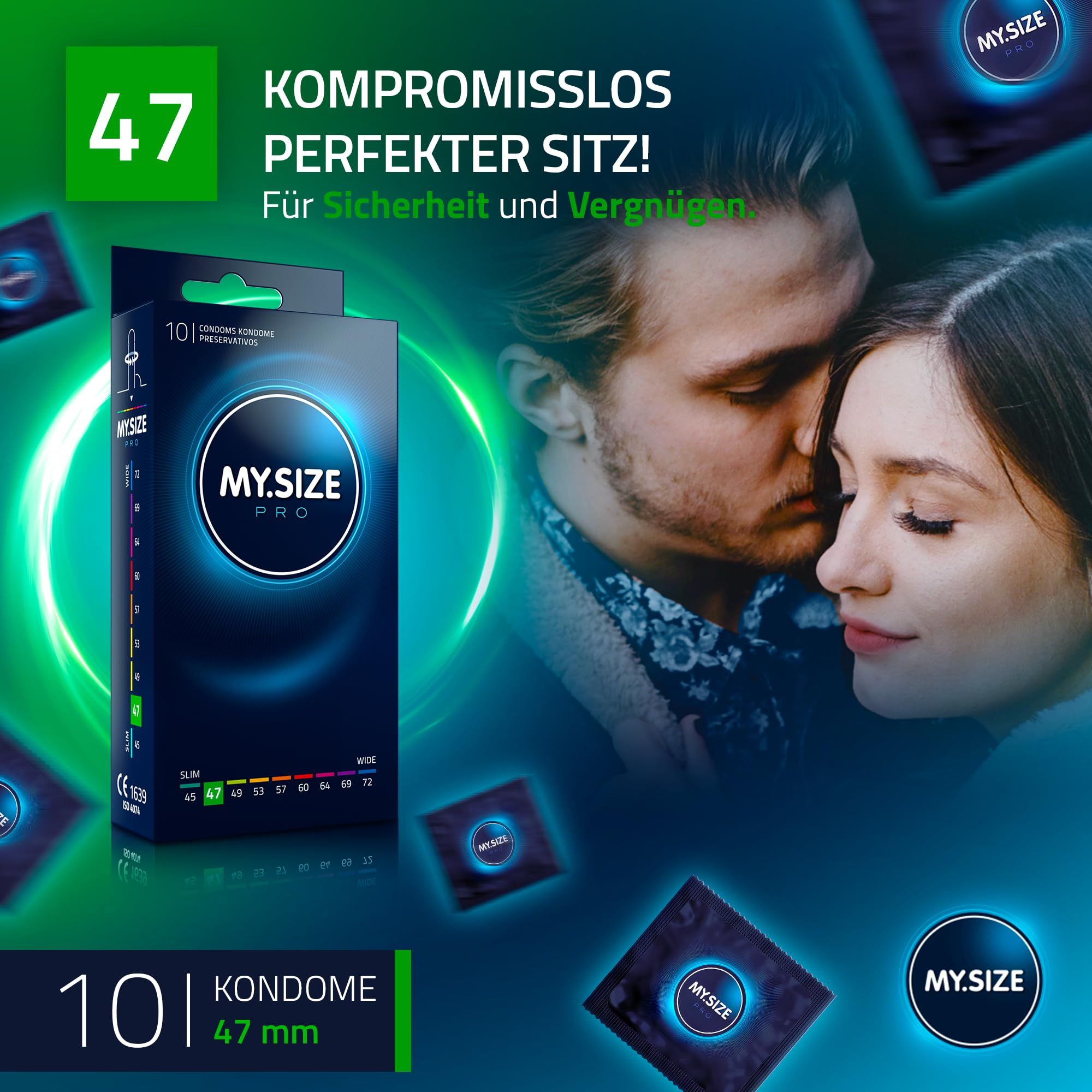 25 condooms, nominale breedte 53 mm, in plastic zak.