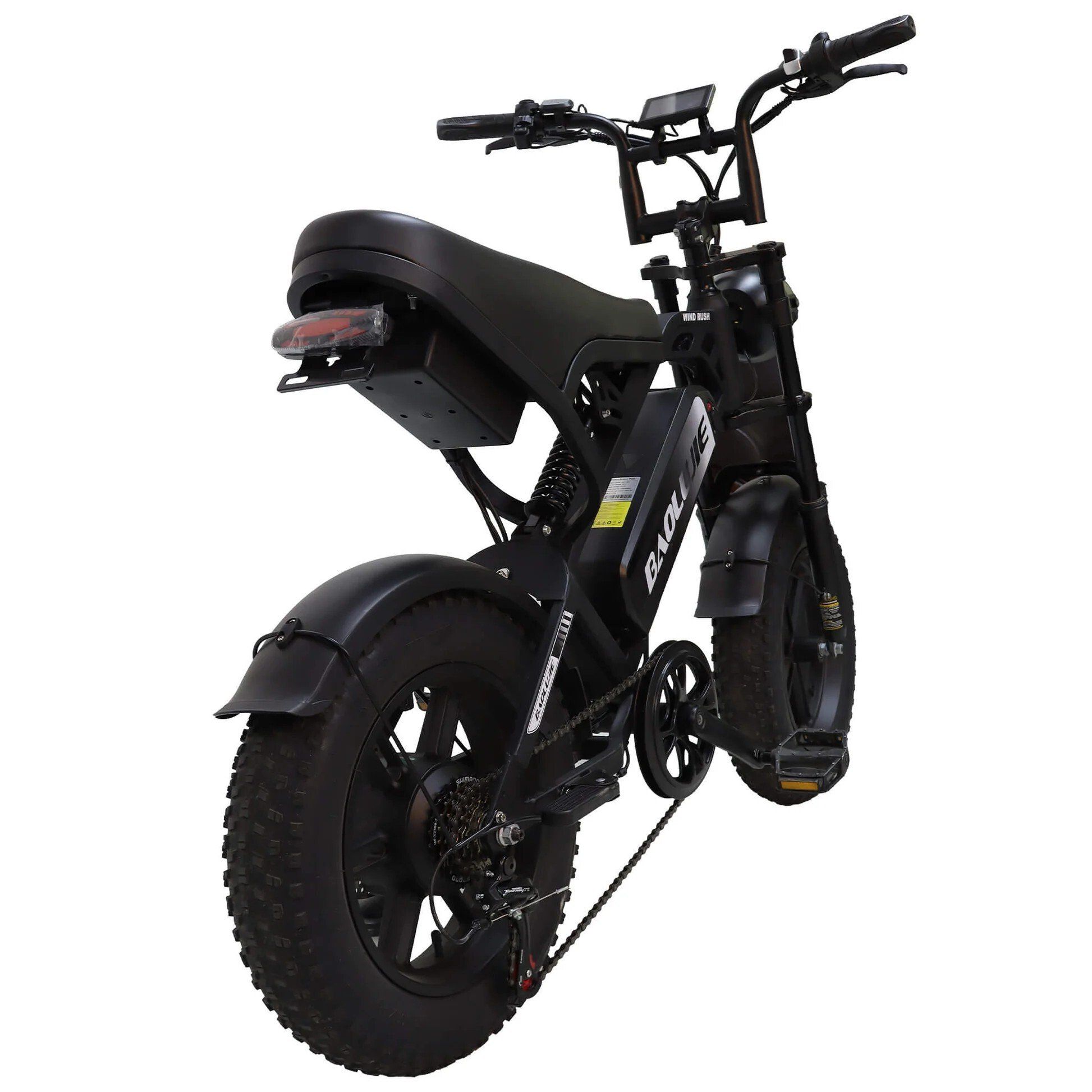 BAOLUJIE F2 Vélo électrique tout suspendu, 48 V 13 Ah, 16" x 4,0"