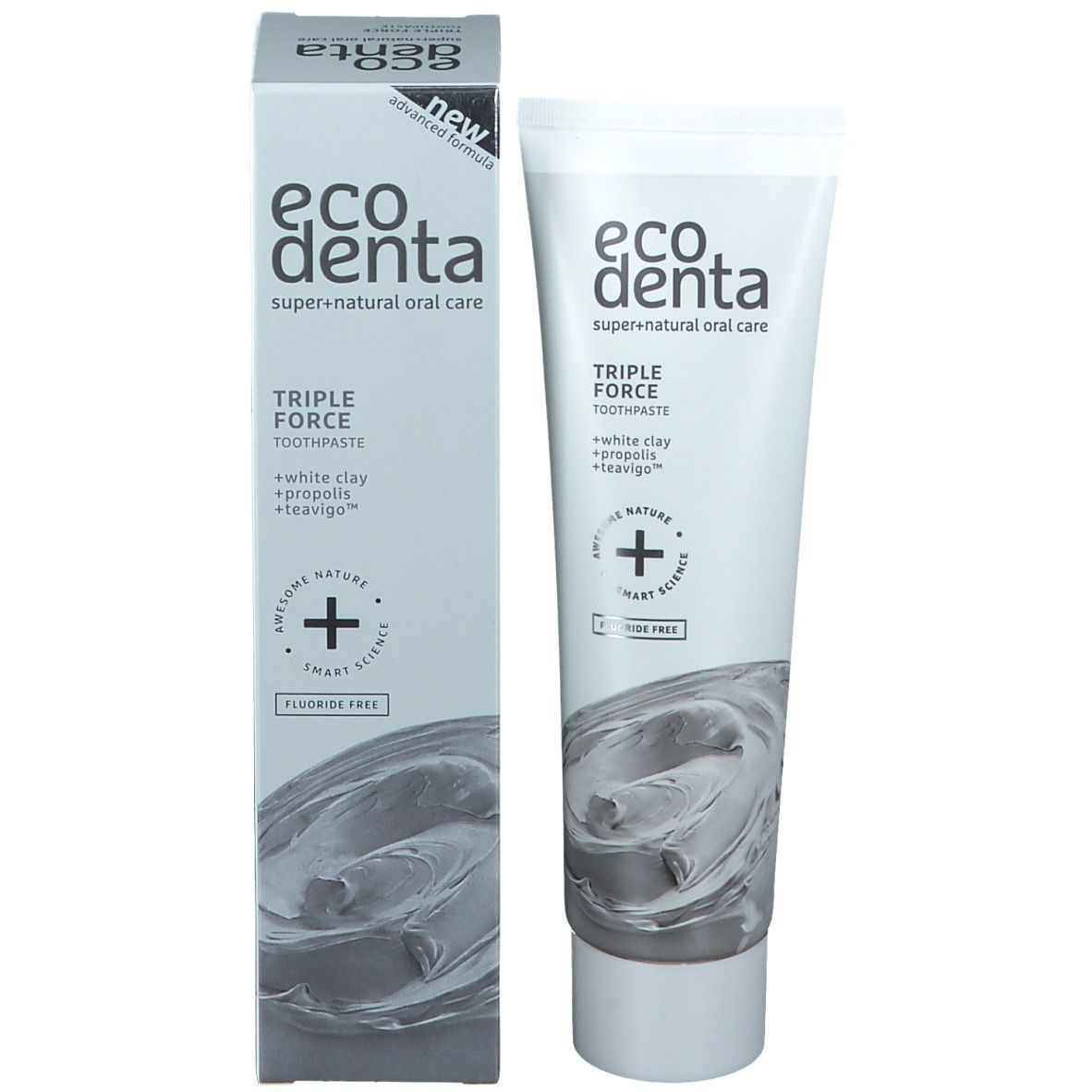 Ecodenta Triple Force Tandpasta Witte Klei