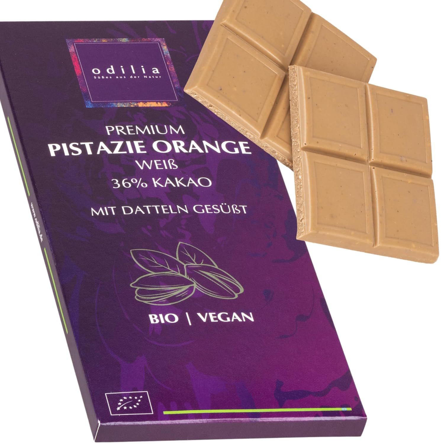 odilia Premium pistache-sinaasappelchocolade