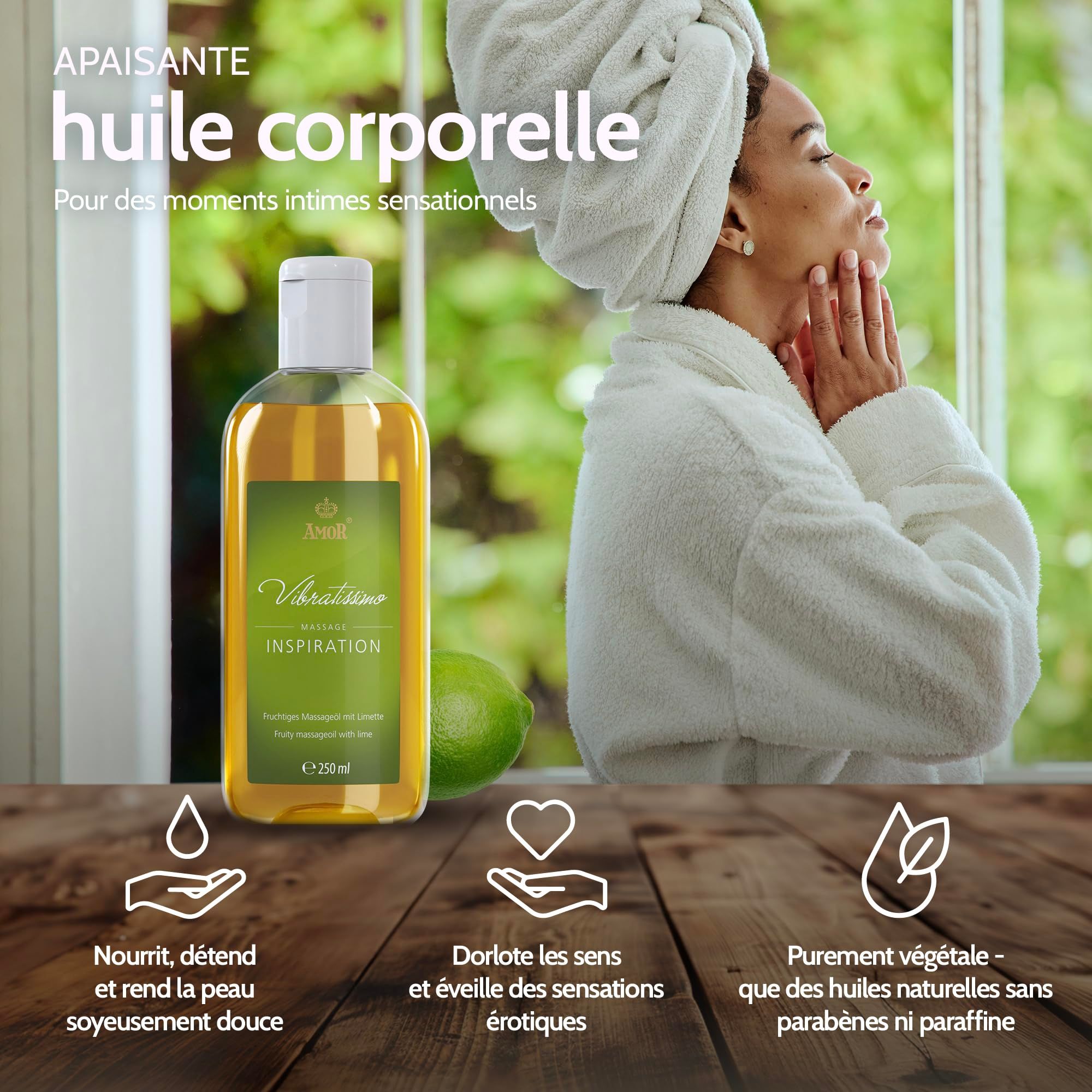 Vibratissimo Huile de Massage Inspiration