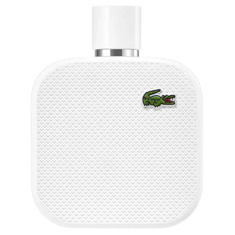 Flacon Lacoste L.12.12 Blanc Eau de Toilette avec logo crocodile.