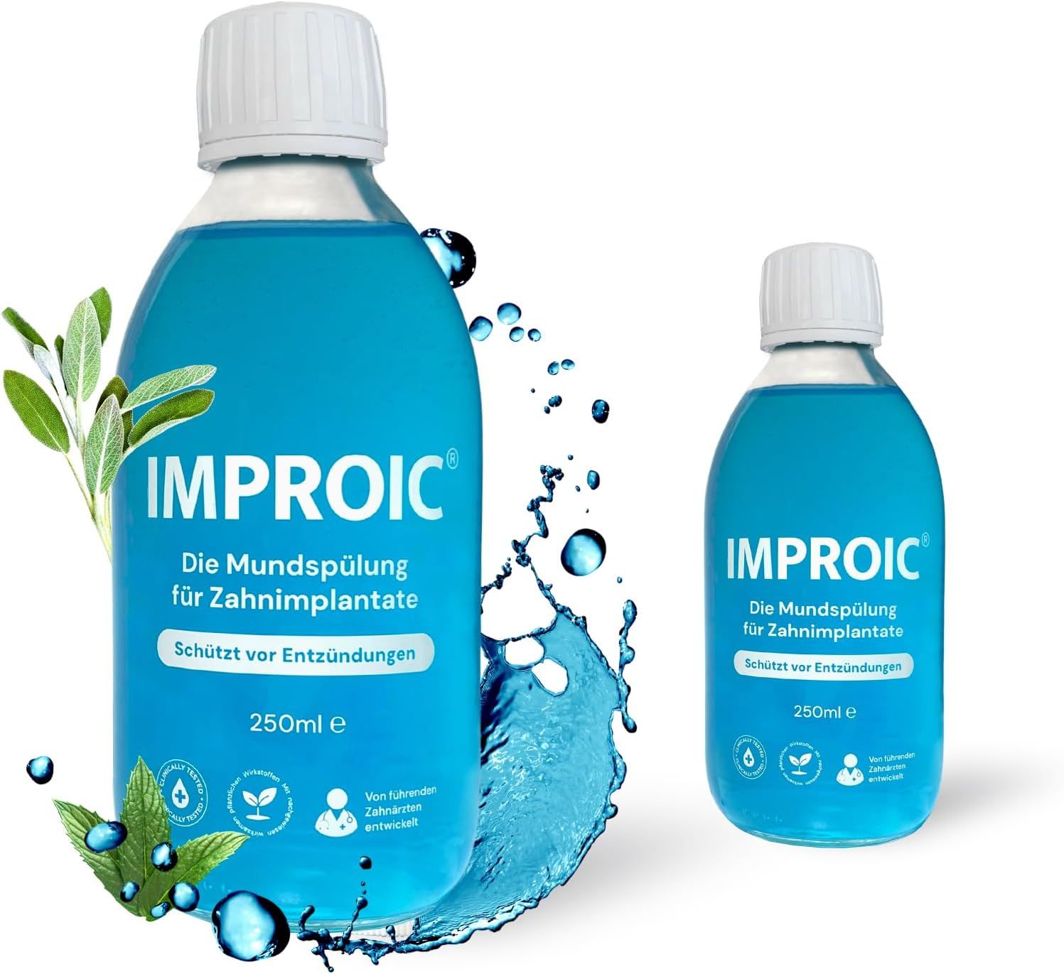 Bain de bouche IMPROIC® pour implants dentaires