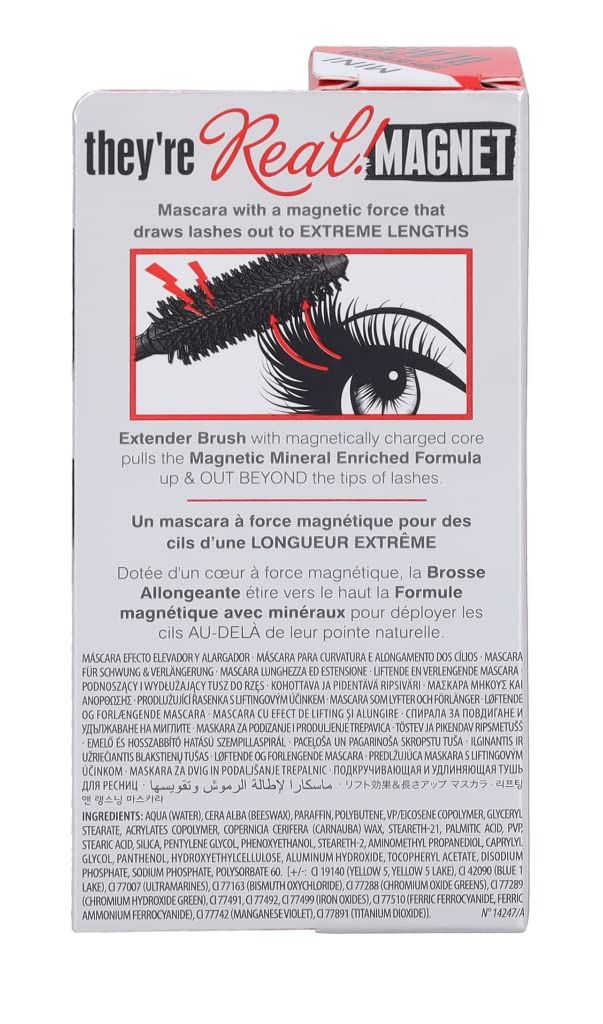 Benefit They're Real! Magnet Mascara krachtig liftend en verlengend - Superkrachtig zwart