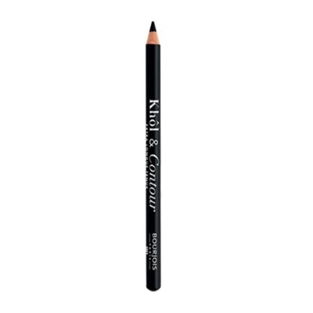 Zwart Bourjois Khol & Contour eyeliner-potlood. Opschrift: Bourjois Paris.