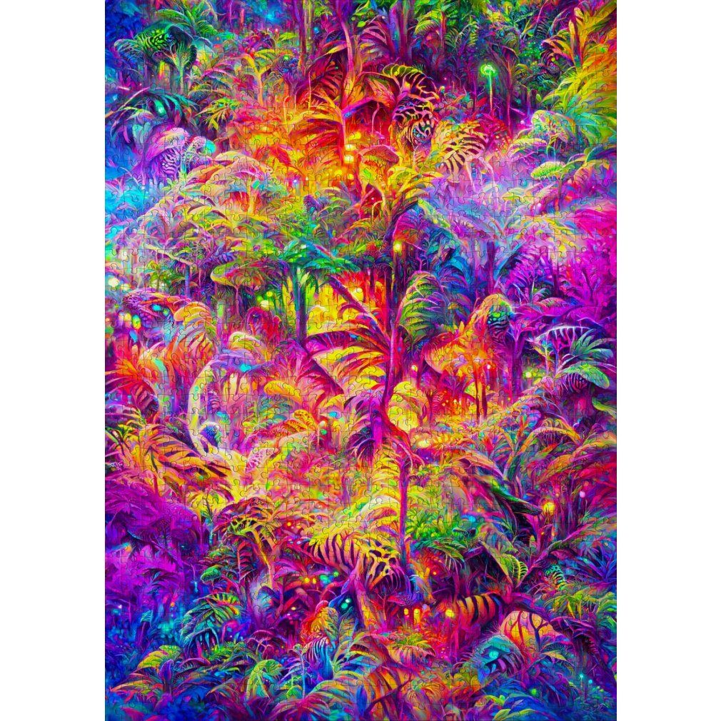 Verbazingwekkend jungle muur tapijt puzzel 1000 stukken