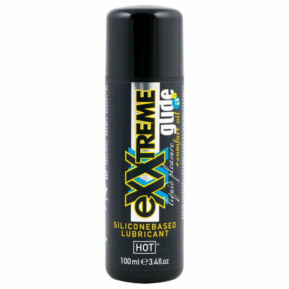 Flacon noir eXXtreme GLIDE. Lubrifiant silicone.