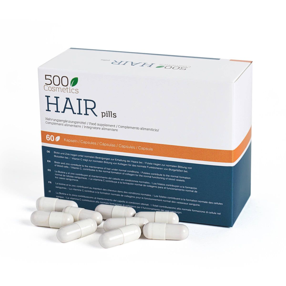 500Cosmetics comprimés Hair contre la chute des cheveux