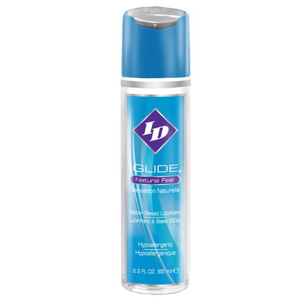 Lubrifiant ID Glide, à base d'eau, hypoallergénique, flacon de 85 ml.
