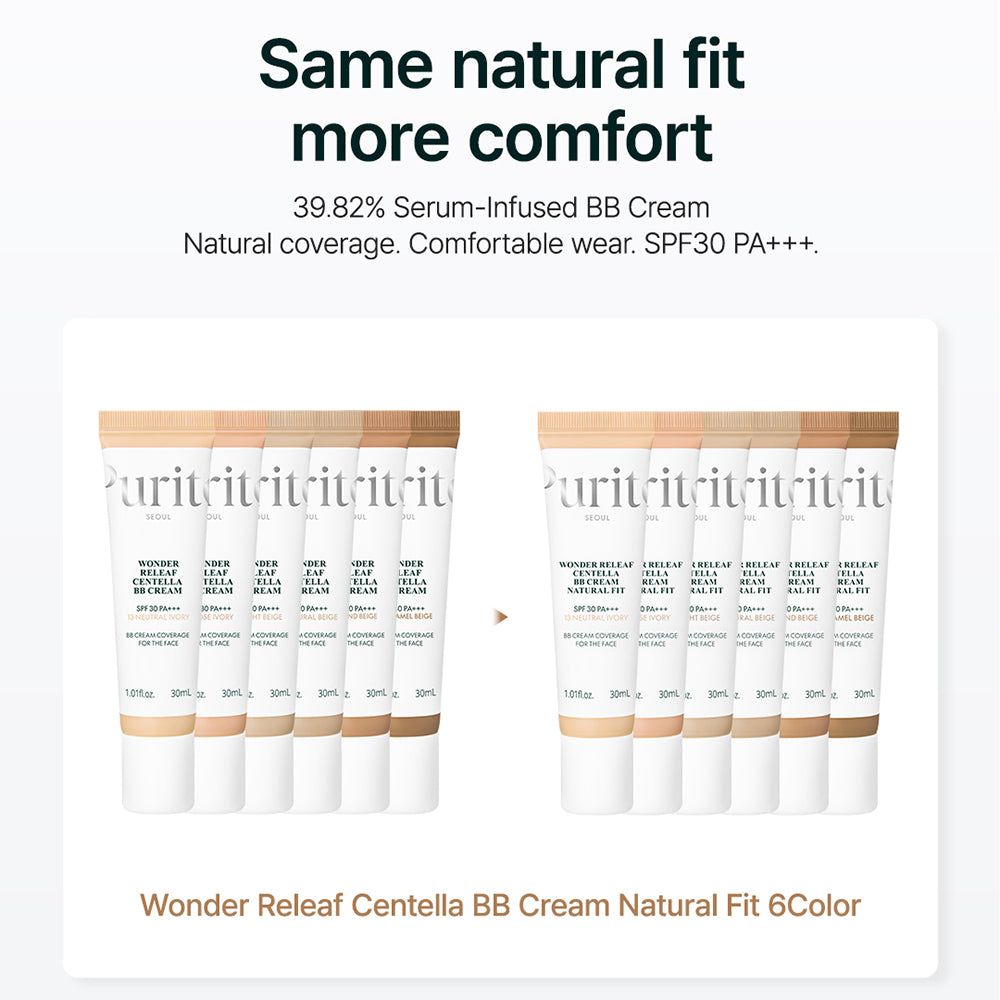PURITO Wonder Releaf Centella BB Cream – 23 Beige Naturel