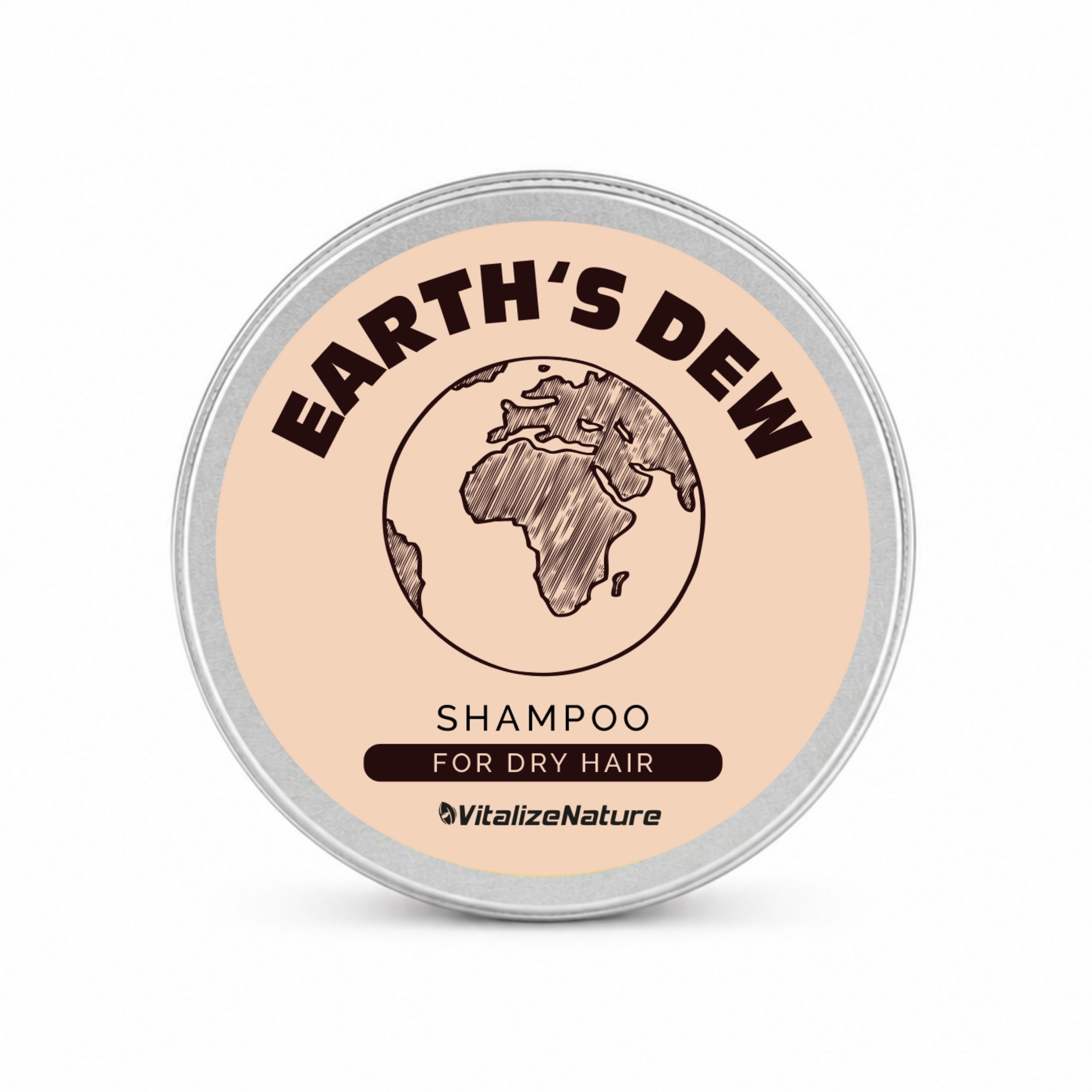 VitalizeNature Earth's Dew Shampoo Bar – Voor droog haar met ricinusolie