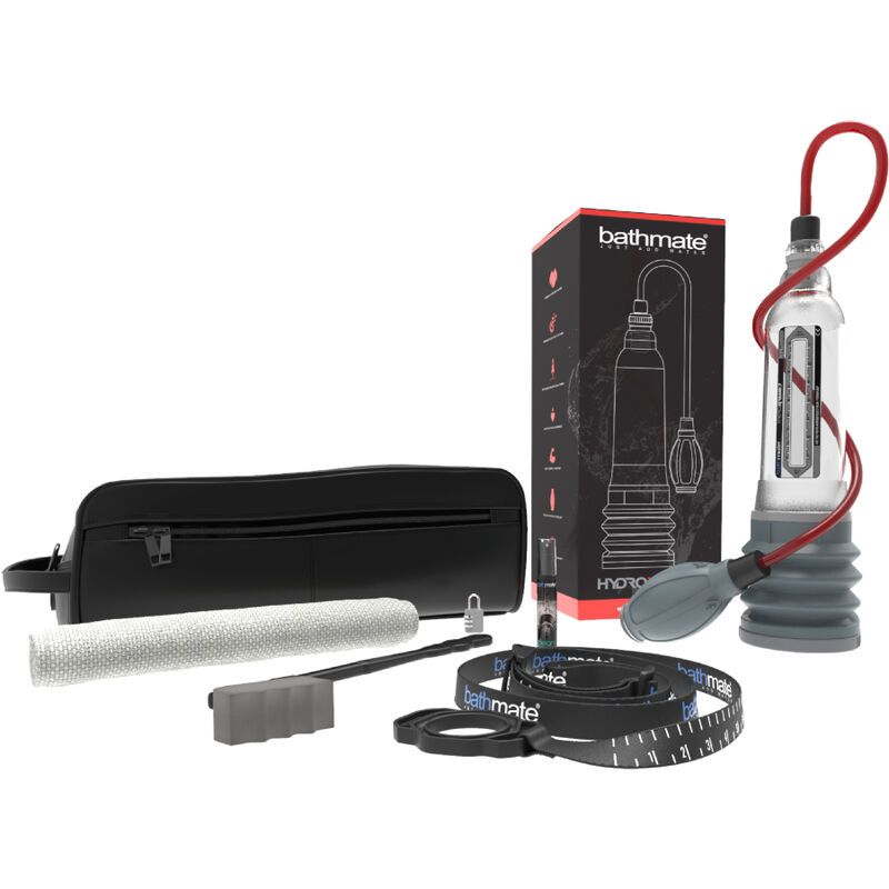 Produit avec accessoires. Système hydraulique, sac noir, brosse de nettoyage, ruban à mesurer et emballage.