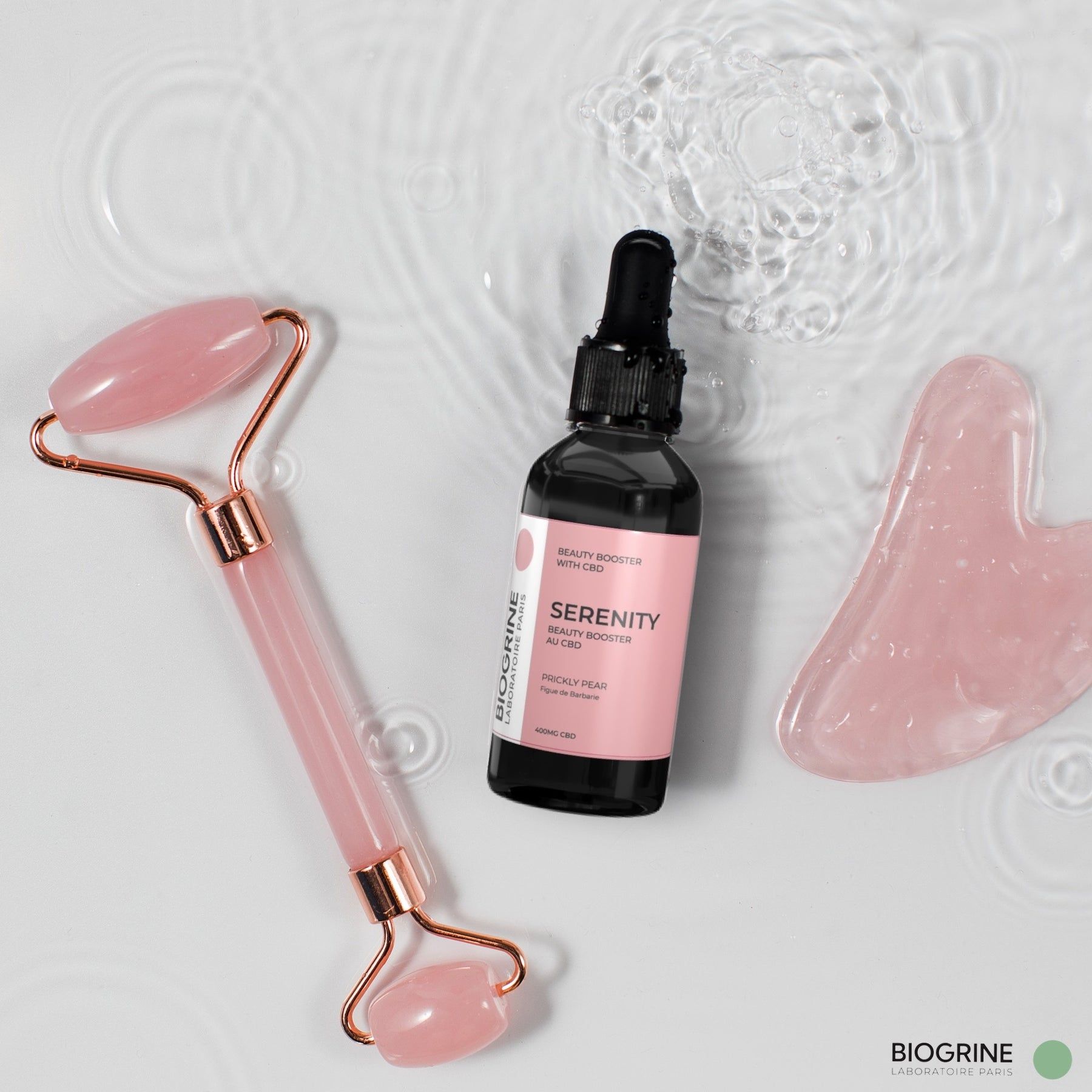 BIOGRINE ""SERENITY""  SÉRUM BEAUTÉ INTENSIF BOOSTER au CBD et FIGUE DE BARBARIE