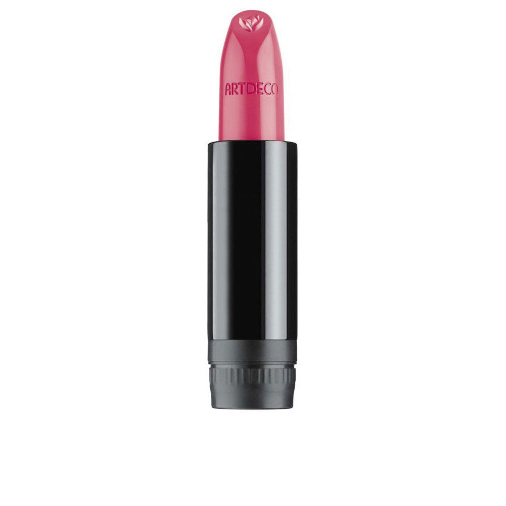 Roze lipstick in een zwarte huls. De merknaam ARTDECO is zichtbaar.