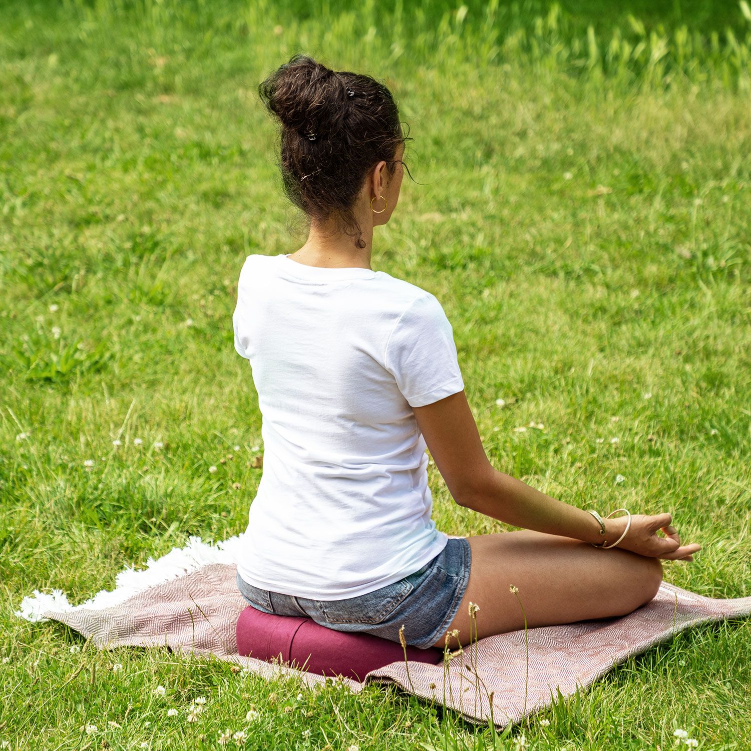 bodhi Coussin de méditation de voyage Yogi Lune Mini ECO