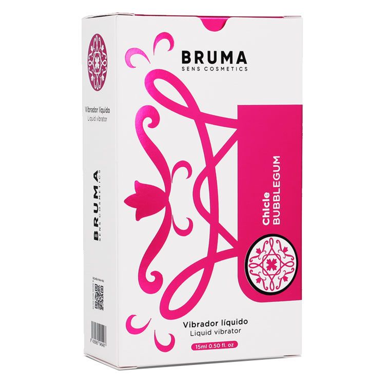 Bruma vloeibare vibrator bubblegum smaak, 15ml.