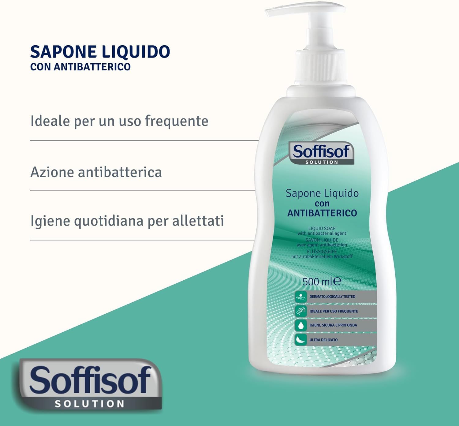 Soffisof Savon liquide antibactérien