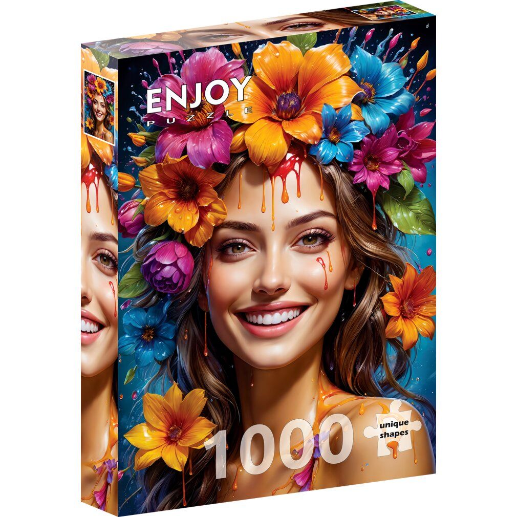 enjoy puzzel bloem meisjes 1000 delen