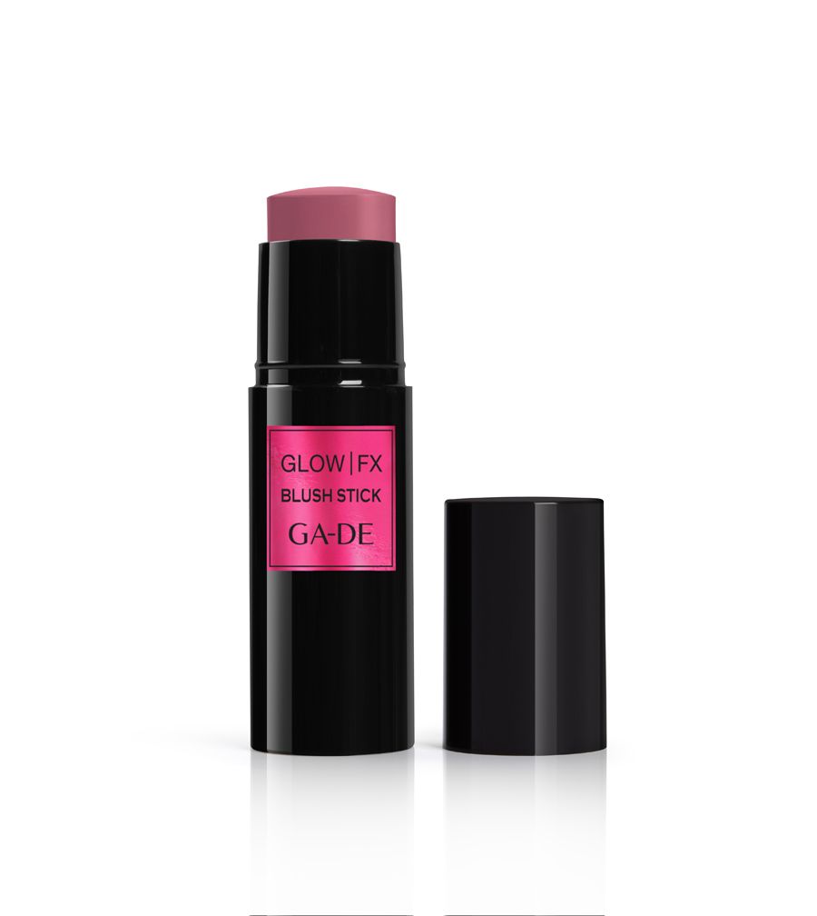 GA-DE Glow|FX Blush Stick roze. Zwarte huls met roze etiket.