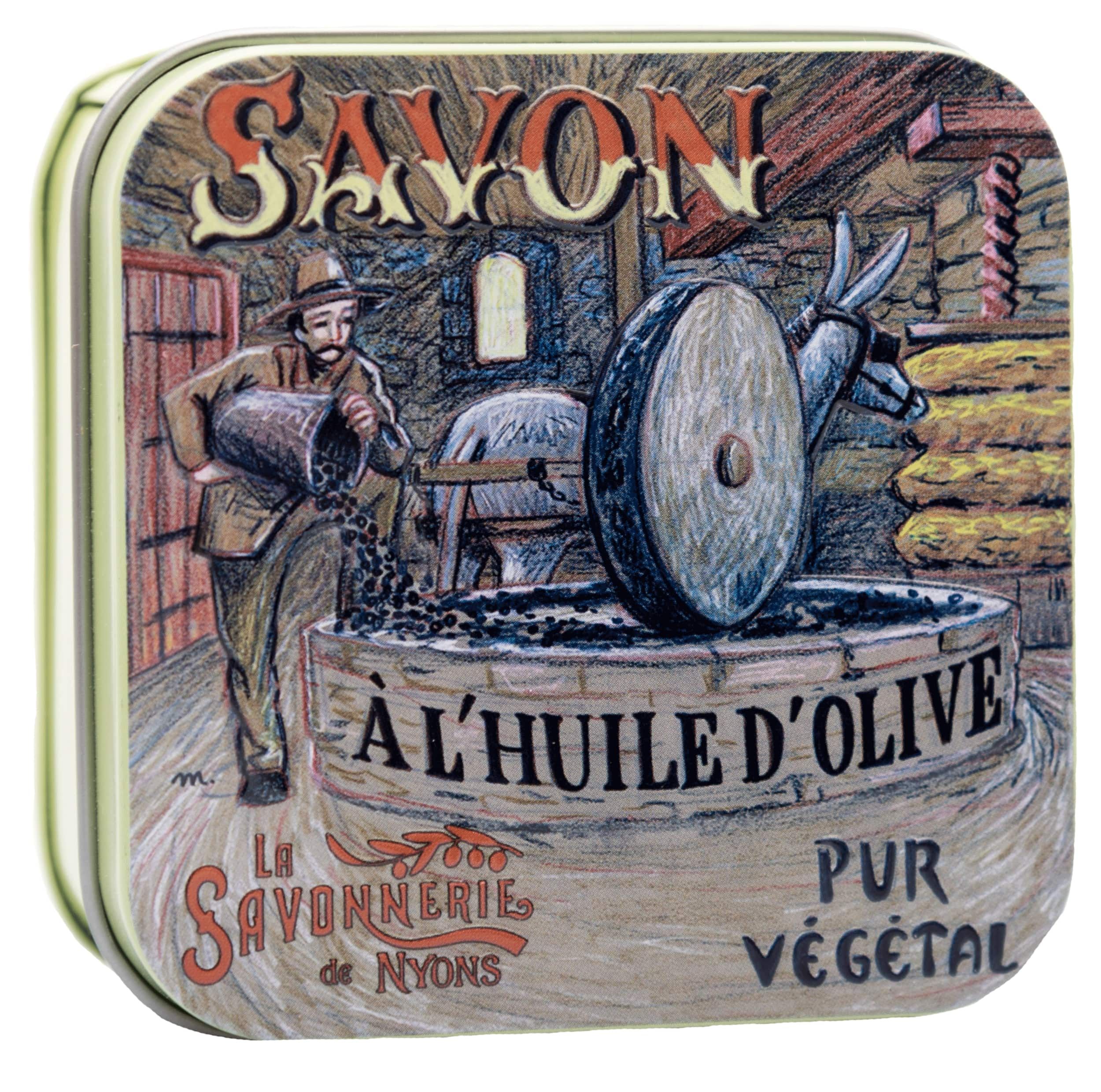 La Savonnerie de Nyons - Metalen doosje met zeep "Molen"