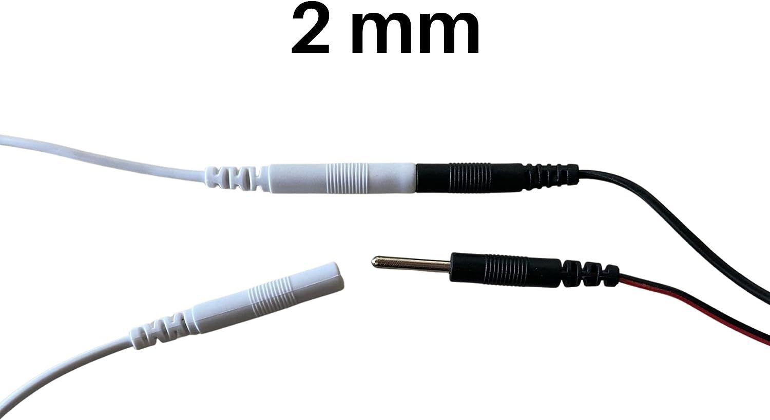 axion® aansluitkabel voor TENS-EMS-apparaten met 2 mm steekaansluiting