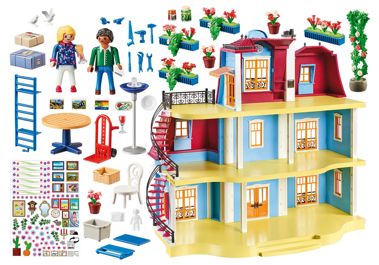 playmobil 70205 Dollhouse Ma grande maison de poupées, jeu de construction