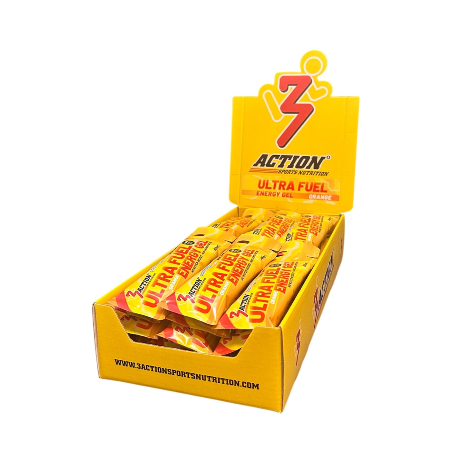 3Action Ultra Fuel Energy Gel Orange - doos 30x60ml