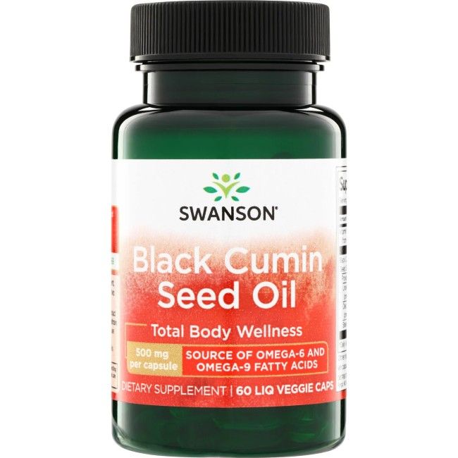 Swanson Health Products Zwarte komijnzaadolie 500 mg