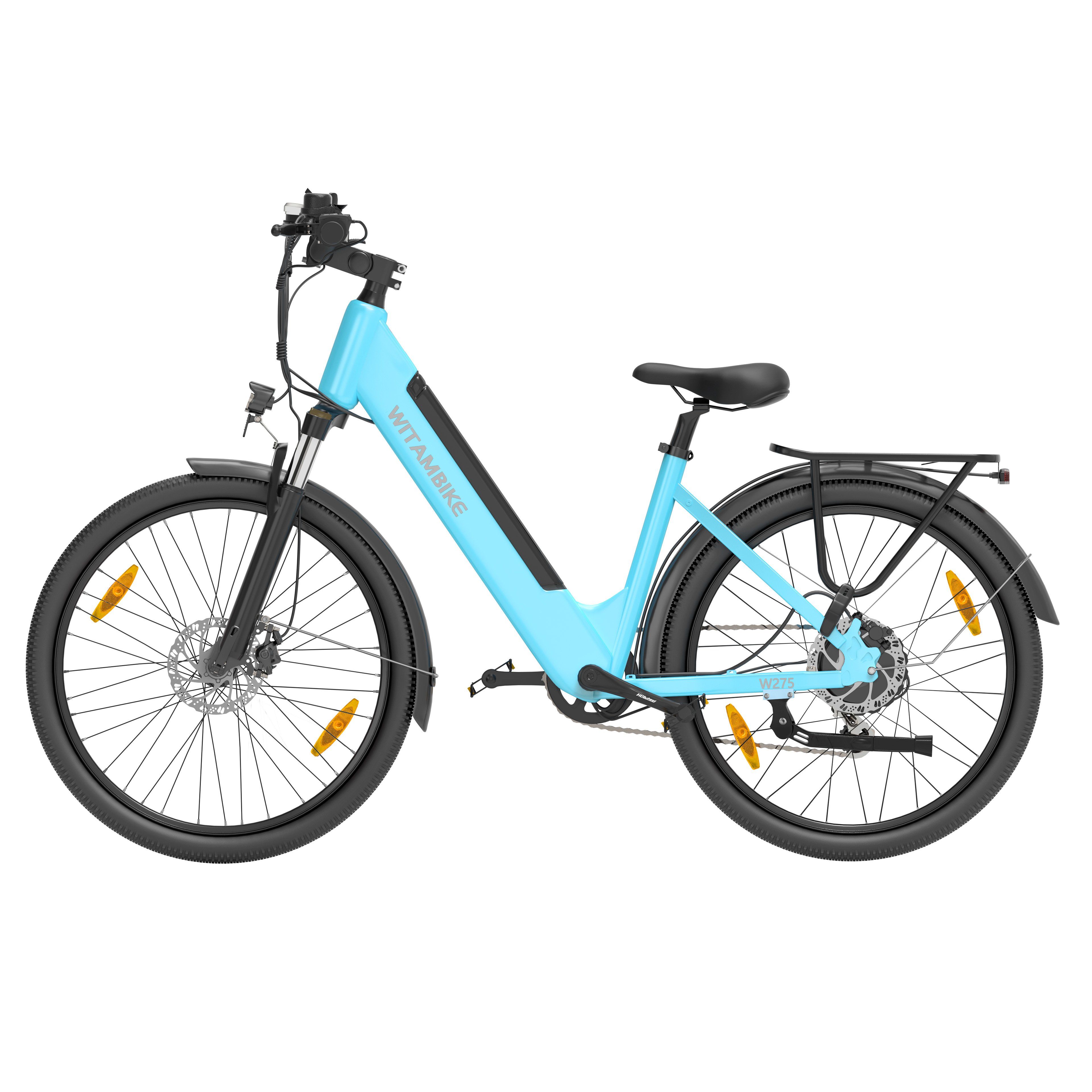 WITAMBIKE W275 Elektrische forenzenfiets, 36V 13AH 27,5" x 2.10 banden
