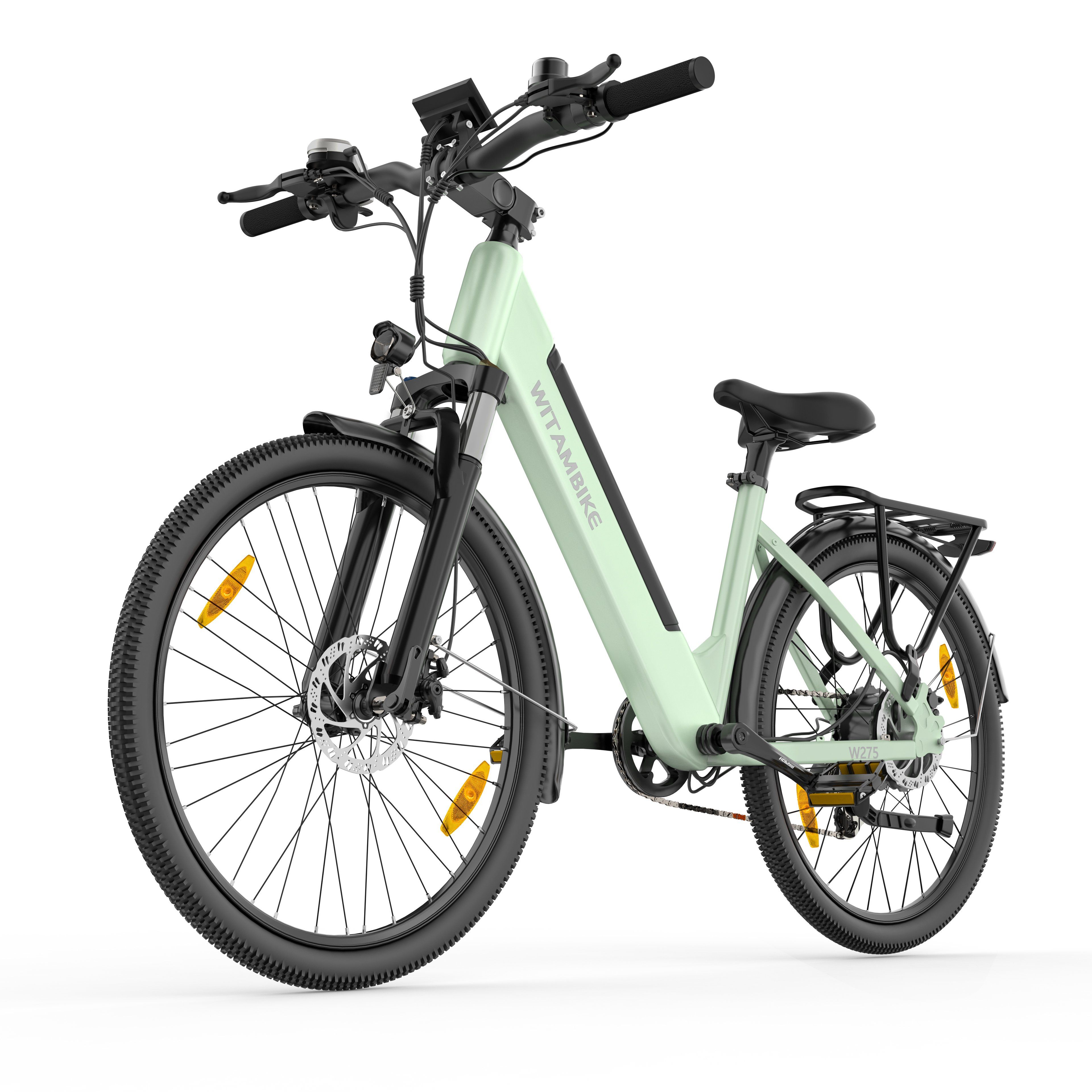 WITAMBIKE W275 Vélo électrique urbain, 36 V 13 Ah, pneus 27,5" x 2,10