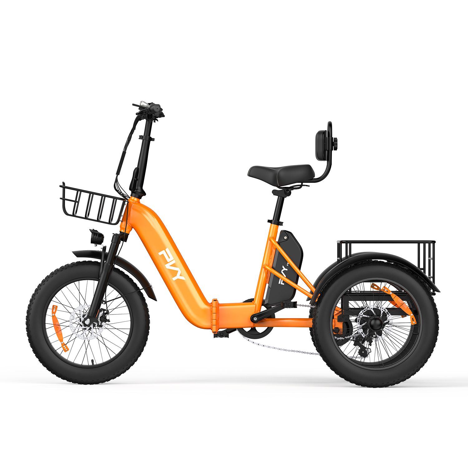 PVY F20 Tricycle électrique pliable, batterie 48 V 21 Ah