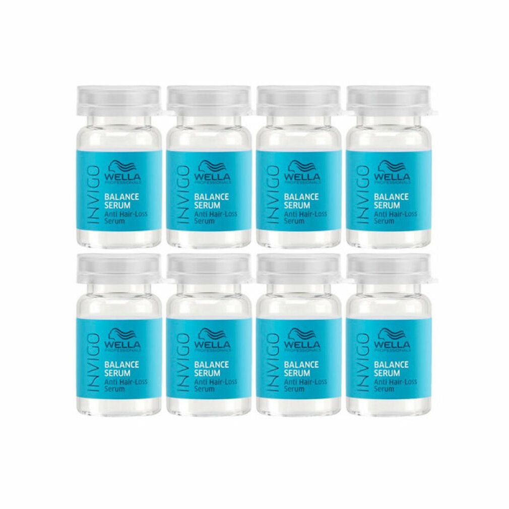 Wella Invigo Balance Sérum : 8 ampoules de 6ml chacune.