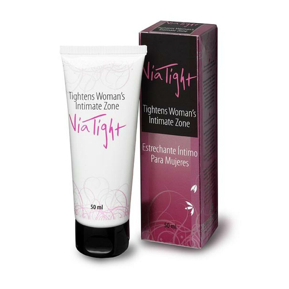 NiaTight tube en doos, 50 ml, voor de intieme zone van de vrouw.