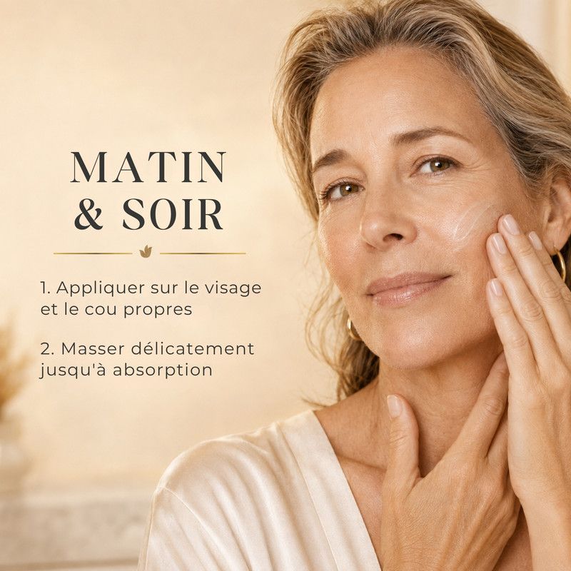 Un pot de crème Talia 24k Gold Supreme Age-Recovery avec une spatule.