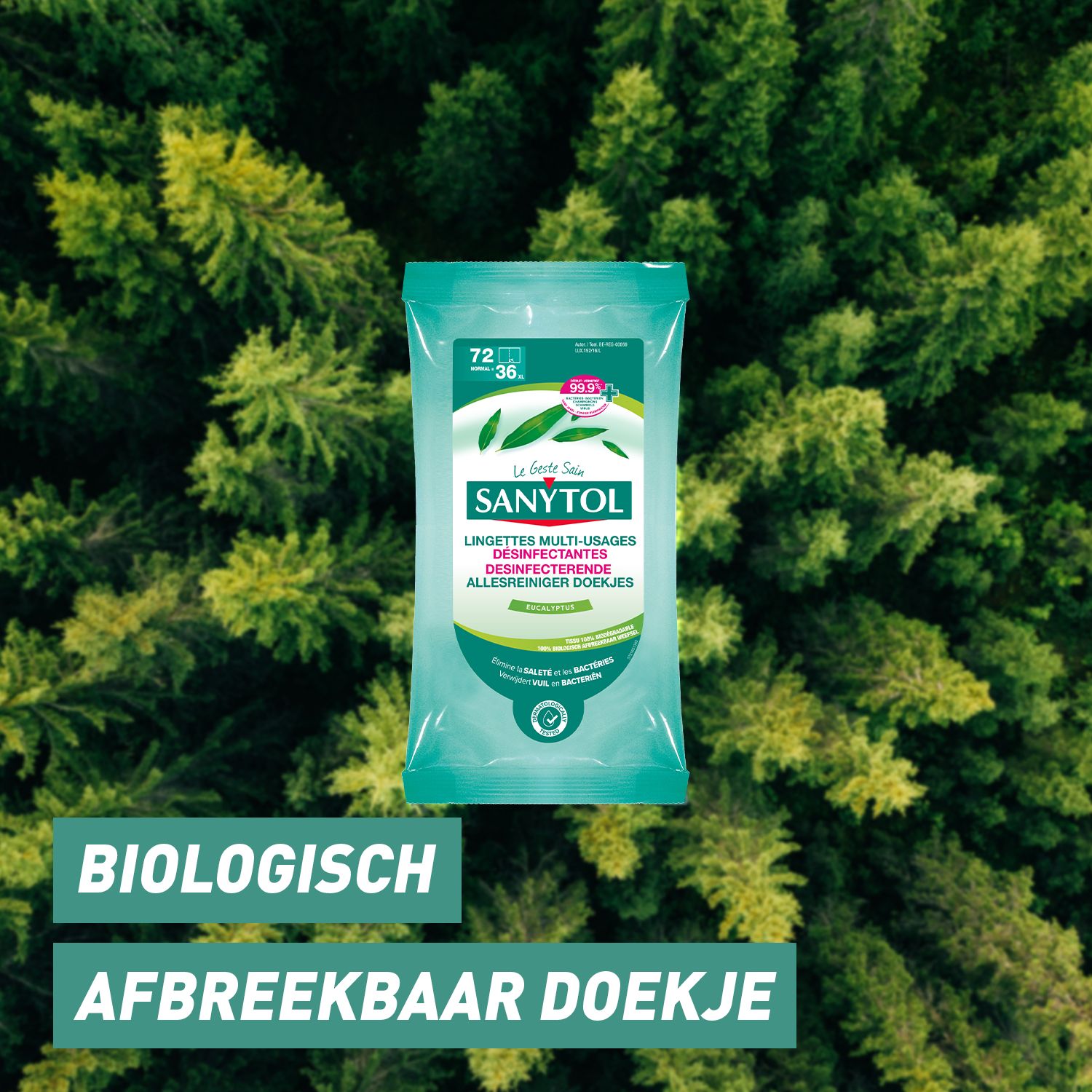 SANYTOL Desinfecterende brillendoekjes x 120 - 4 stuks