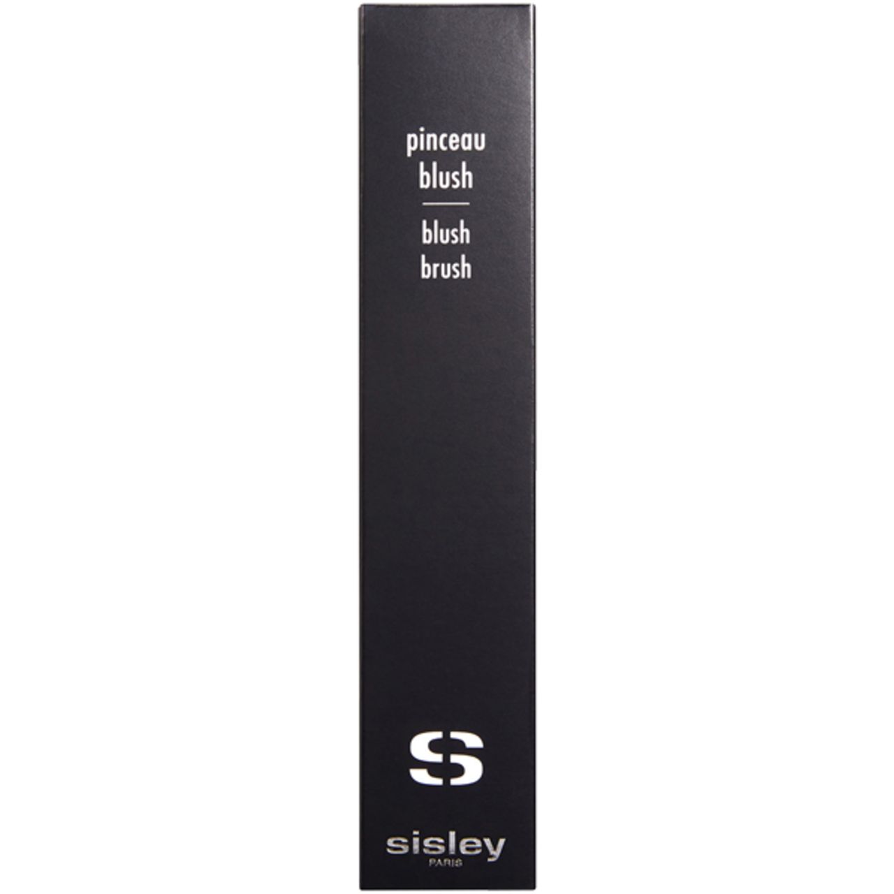 Boîte noire avec logo Sisley et inscription "pinceau blush brush".