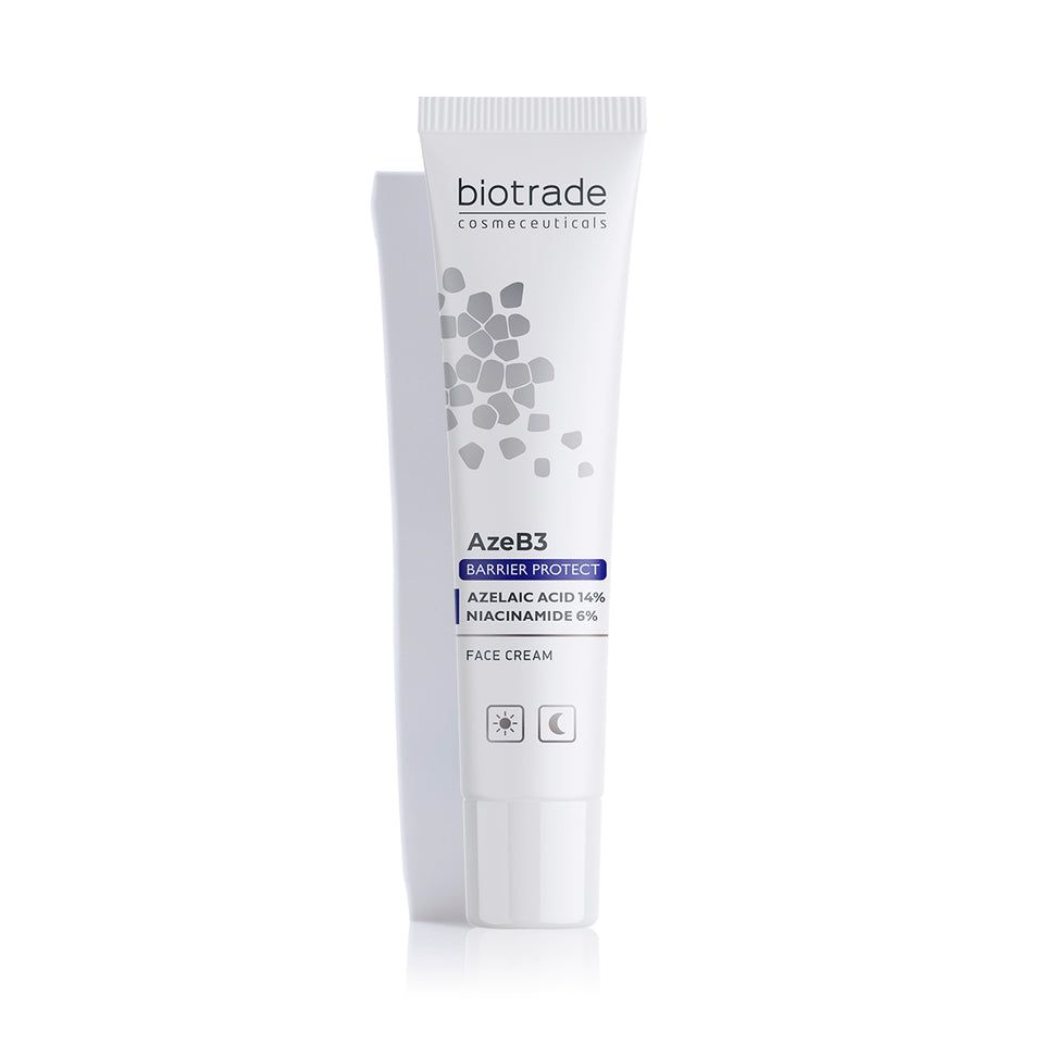 Biotrade AzeB3 Barrier Protect Intensieve verzorgingscrème met azelaïnezuur 14% en niacinamide 6%