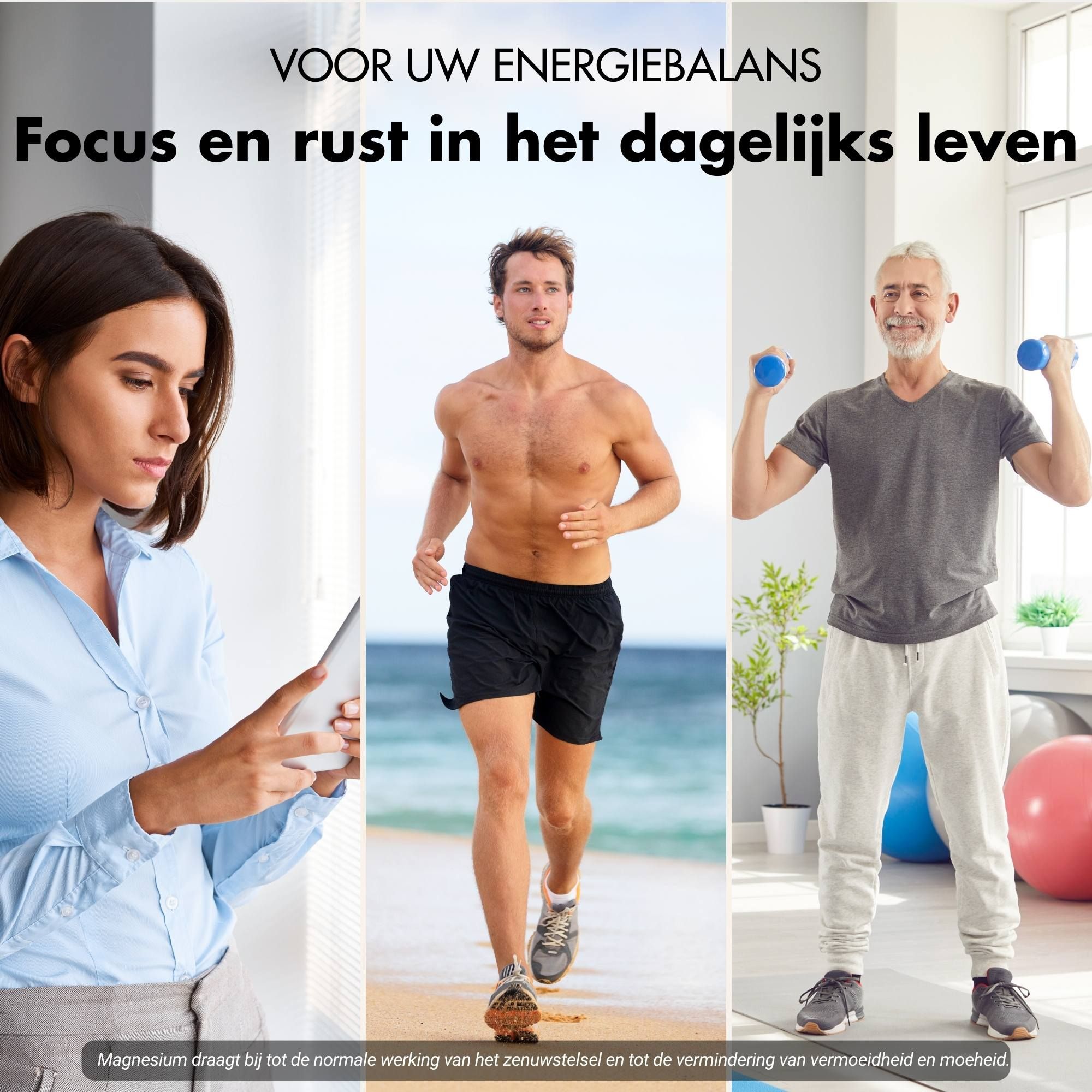 Fles met 240 capsules Magnesium Complex, 5-formule.
