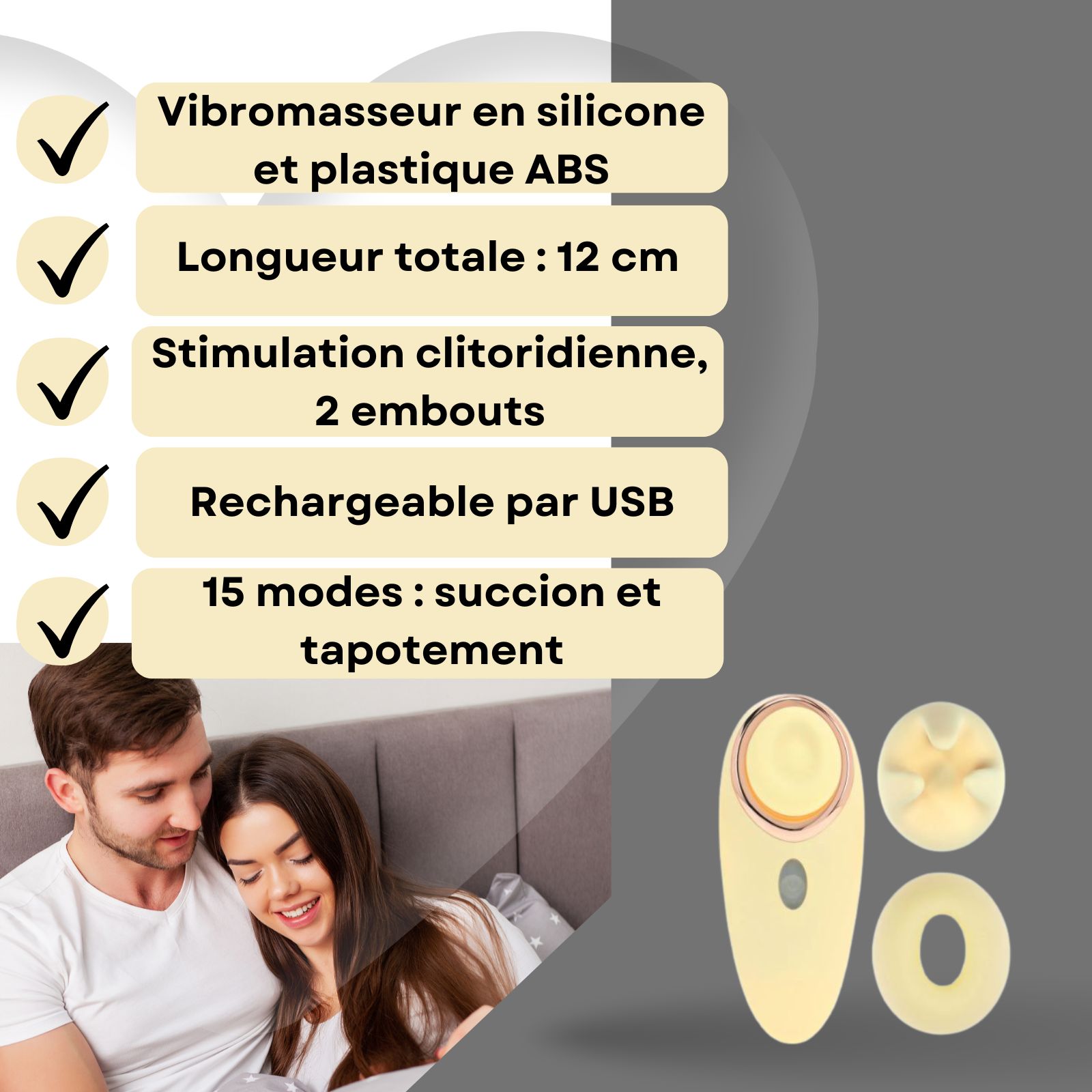 Lovelyness - vibromasseur clitoridien - Two