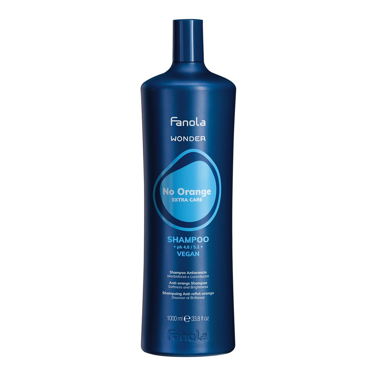 Fanola Wonder No Orange Shampoo fles, 1000ml.