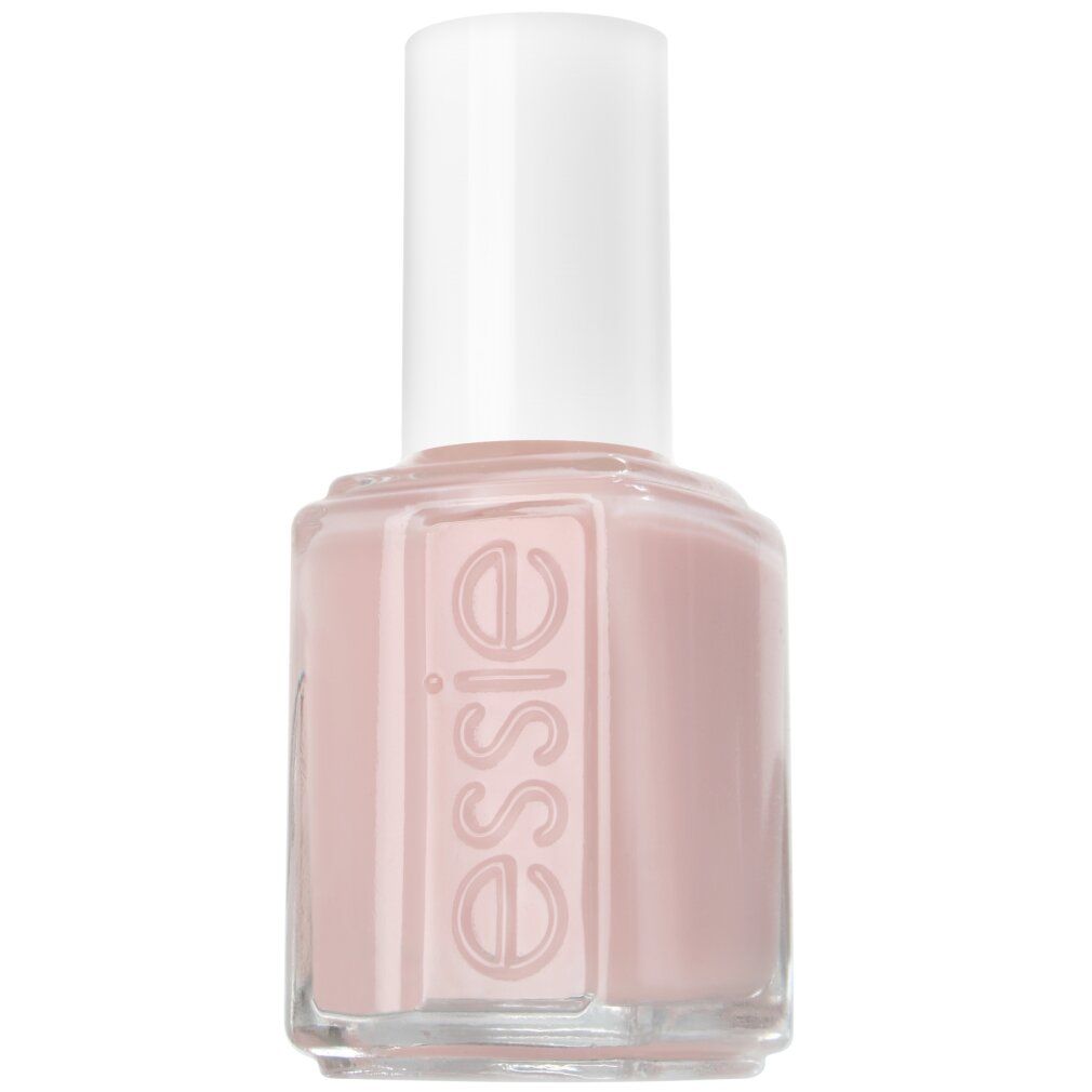 Flacon de vernis à ongles Essie rose pâle.
