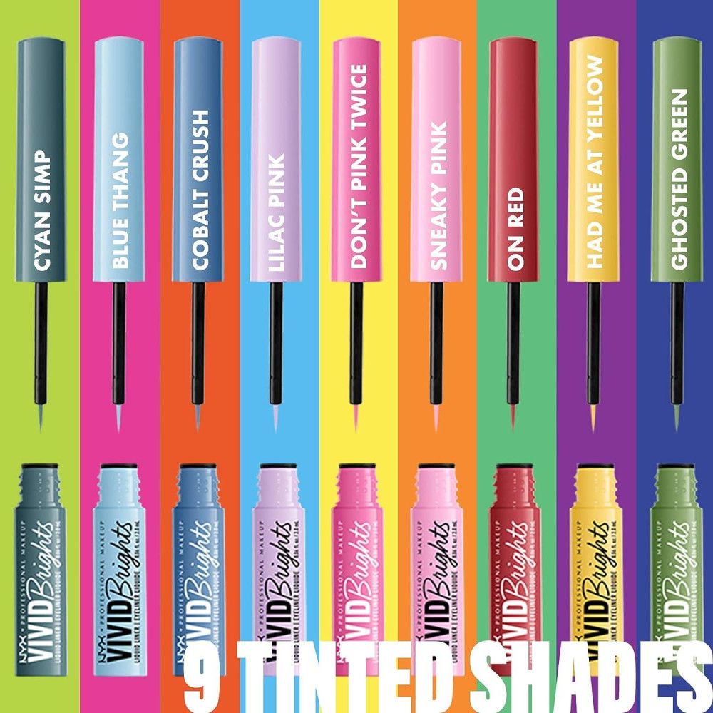Nyx - Matte Vloeibare Eyeliner Vivid Brights