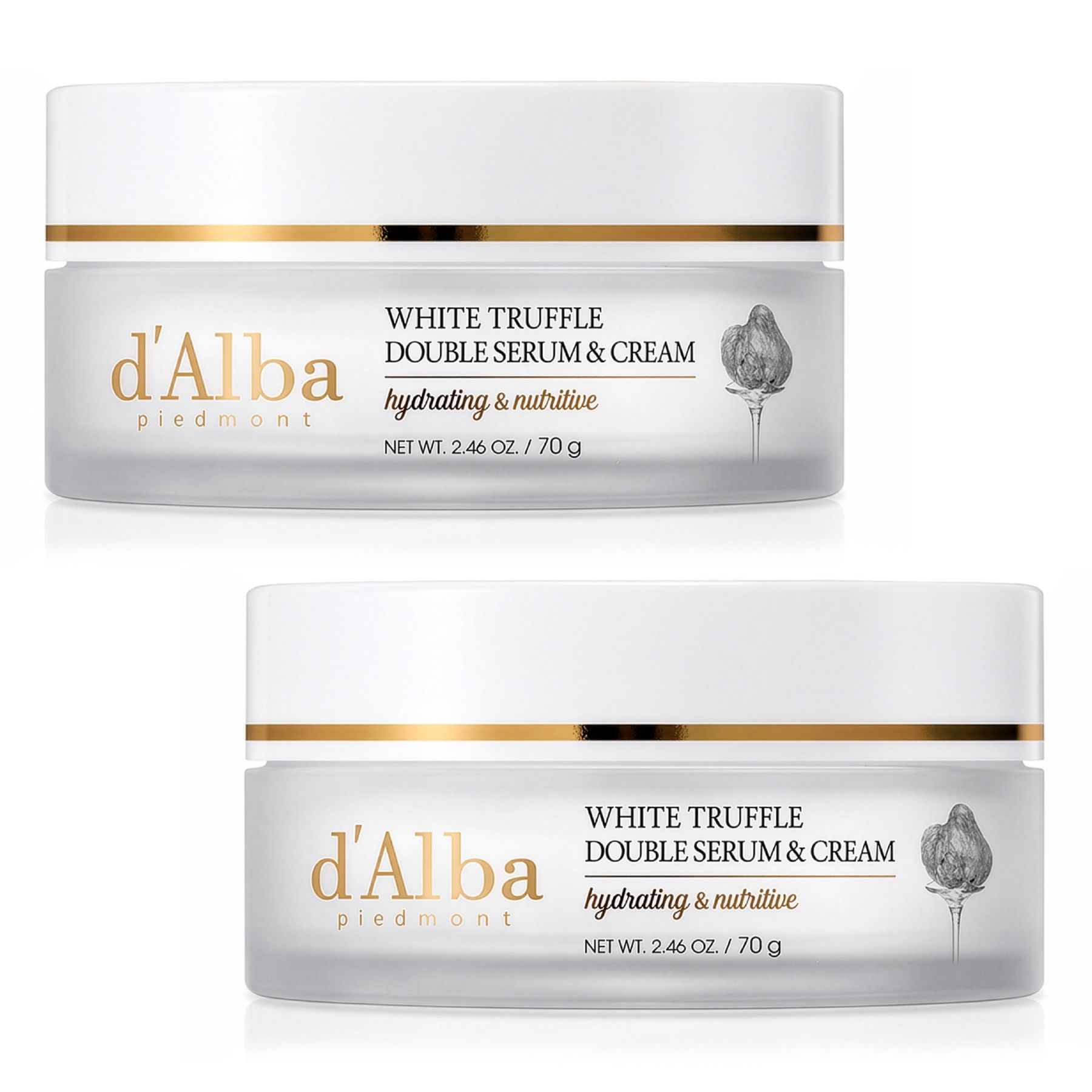 d'Alba Italiaanse Witte Truffel Double Serum Cream – Koreaans gezichtsserum