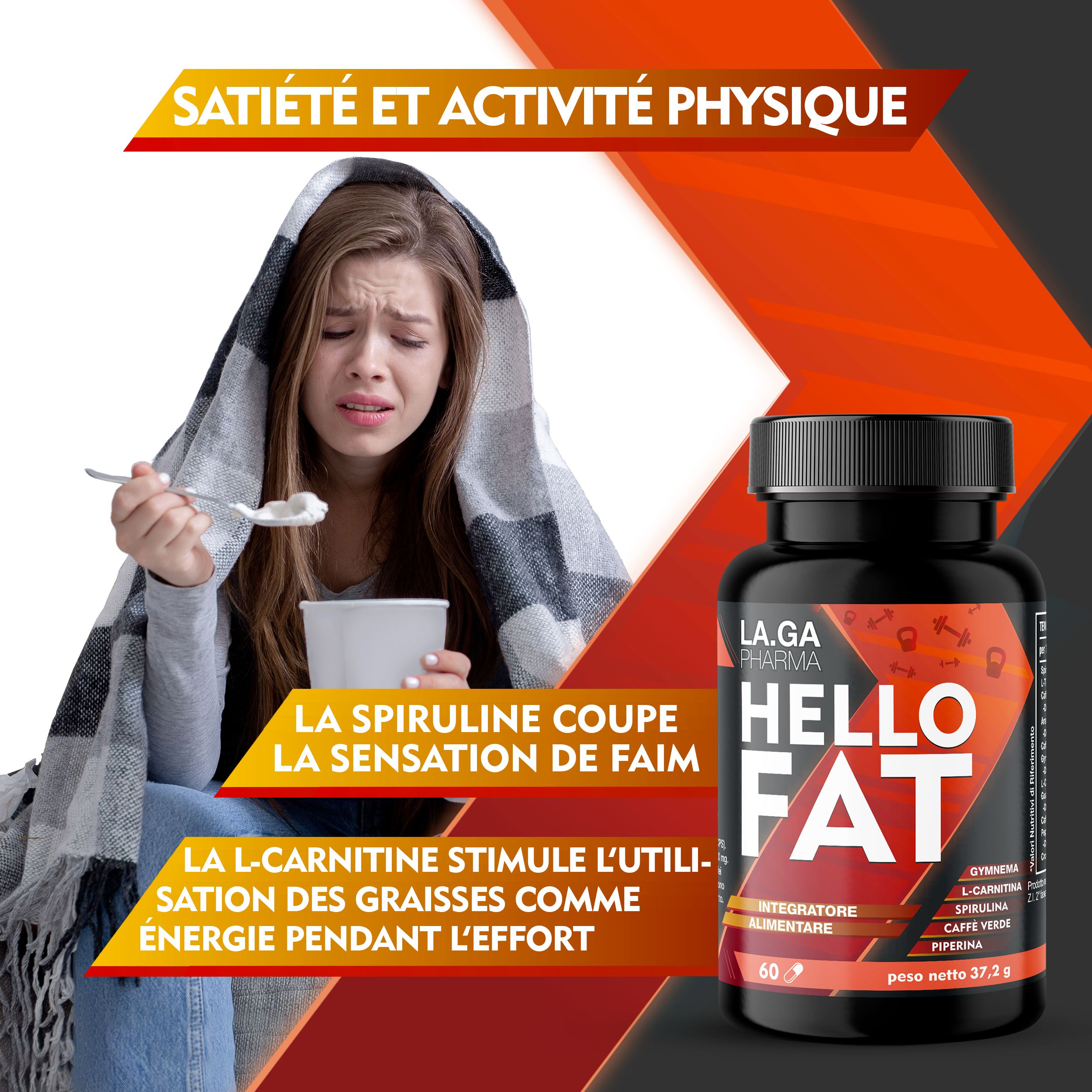 LA.GA Hello Fat © Soutien du métabolisme et de l'énergie.
