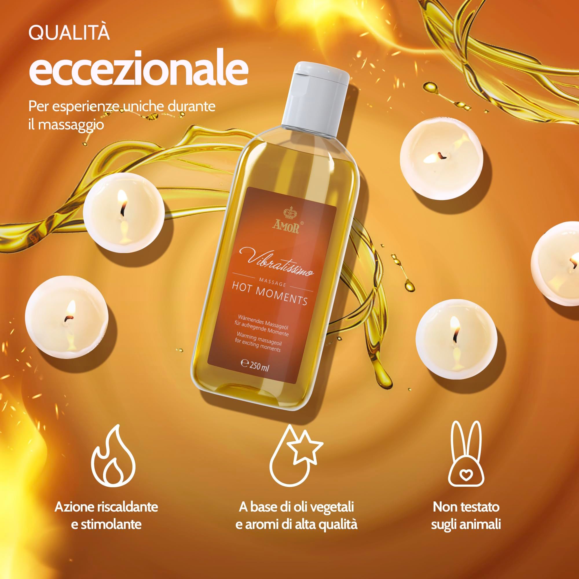 Vibratissimo Huile de Massage Hot Moments